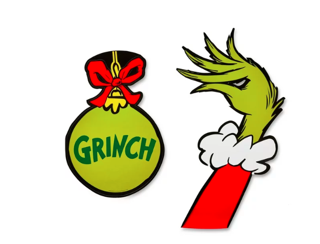 Wholesale prices with free shipping all over United States Dr Seuss' The Grinch Who Stole Christmas, Grinch Door or Wall Decoration Sticker - Steven Deals