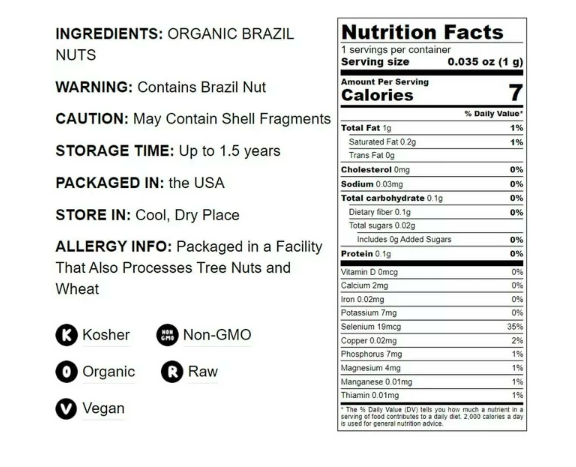 Wholesale prices with free shipping all over United States Food To Live ? Organic Brazil Nuts (Raw, No Shell) (1 Pound) - Steven Deals