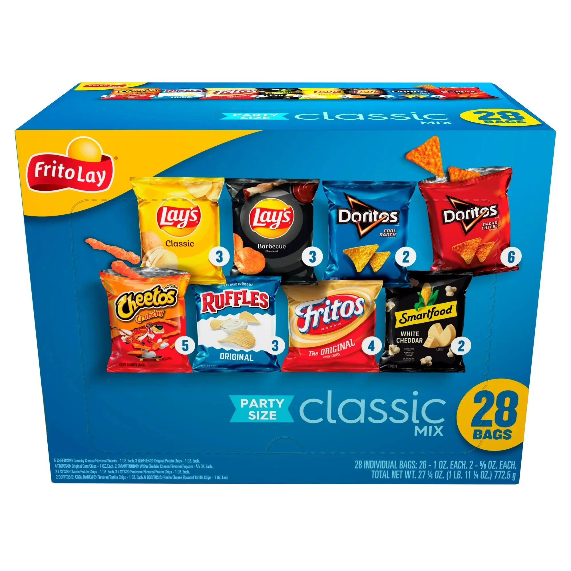 Wholesale prices with free shipping all over United States Frito-Lay Classic Mix Variety Pack, 28 Count - Steven Deals