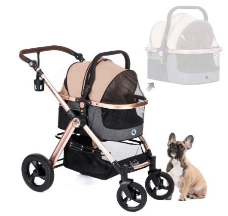 Wholesale prices with free shipping all over United States HPZ Pet Rover Prime 3-in-1 Luxury Dog/Cat/Pet Stroller (Travel Carrier +Car Seat +Stroller) - Steven Deals