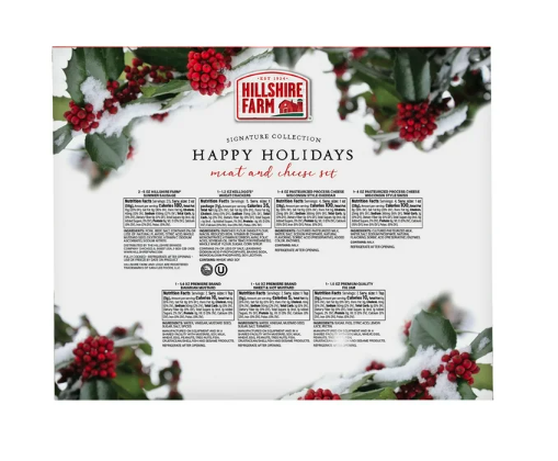 Wholesale prices with free shipping all over United States Hillshire Farm DLX Meat and Cheese Assortment Holiday Boxed Gift Set, 23.5oz - Steven Deals