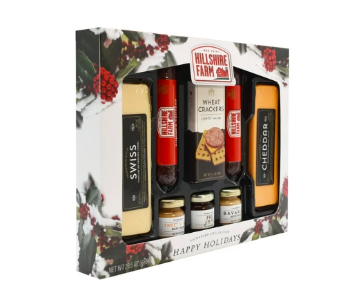 Wholesale prices with free shipping all over United States Hillshire Farm DLX Meat and Cheese Assortment Holiday Boxed Gift Set, 23.5oz - Steven Deals