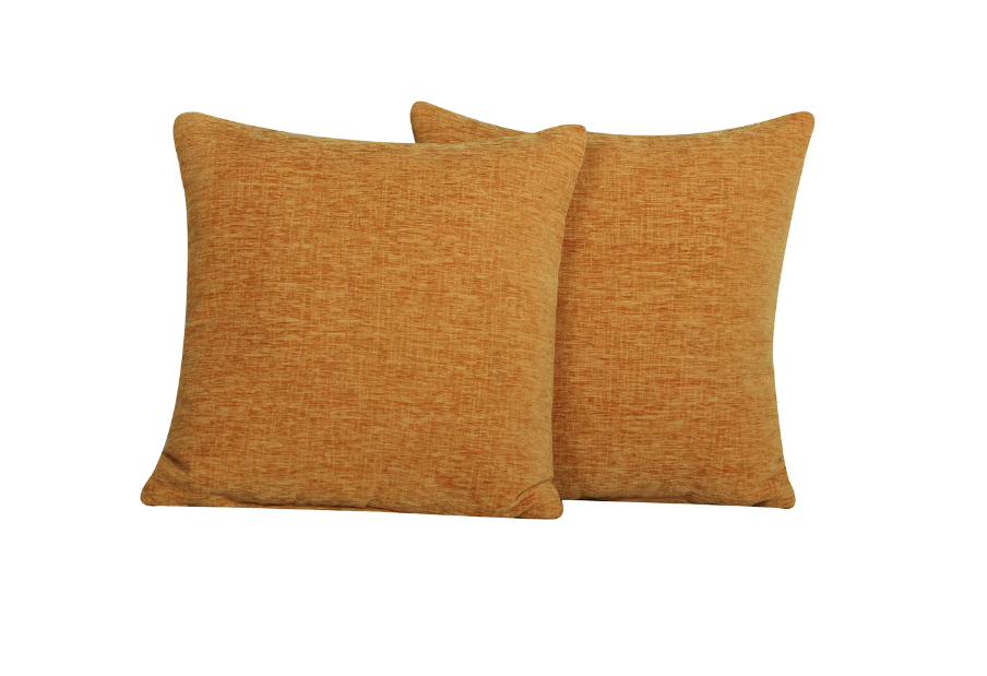 Wholesale prices with free shipping all over United States Mainstays Chenille Yellow Pillow 18''x18'', 2 Pack - Steven Deals