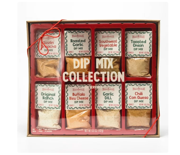 Wholesale prices with free shipping all over United States Maud Borup 8 Pack Dip Mix Sampler 6.8 oz, Gift Set - Steven Deals