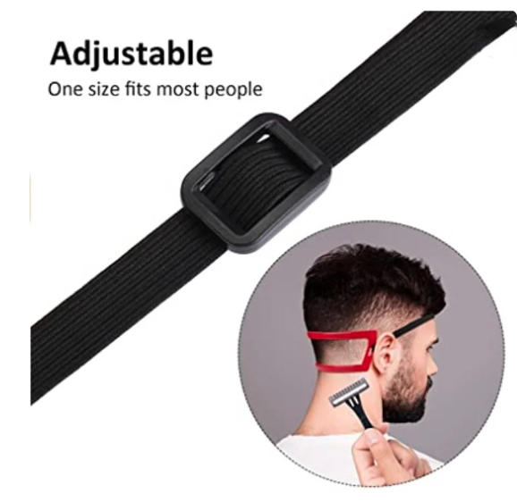Wholesale prices with free shipping all over United States Men Neck Hair Trimming Ruler Neckline Guide Shaping Styling Beard Template Comb Neck Back Styler Shaping Ruler Barber Tools - Steven Deals