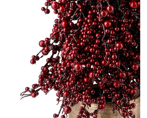 Wholesale prices with free shipping all over United States My Texas House Berry Tree Decoration, Red, 24 inch, 2.65 lb - Steven Deals