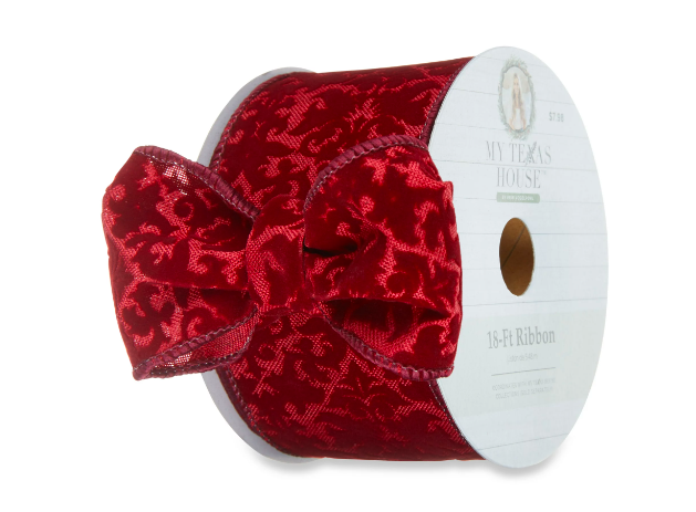 Wholesale prices with free shipping all over United States My Texas House Burgundy Velvet Ribbon, 18‘ - Steven Deals