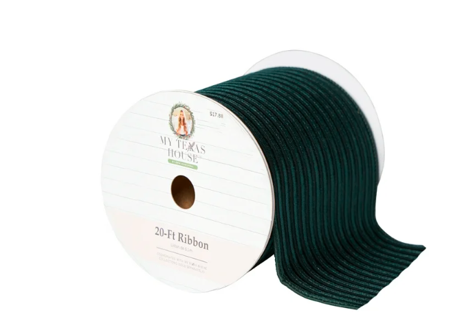 Wholesale prices with free shipping all over United States My Texas House Green Polyester Ribbon, 20‘ - Steven Deals