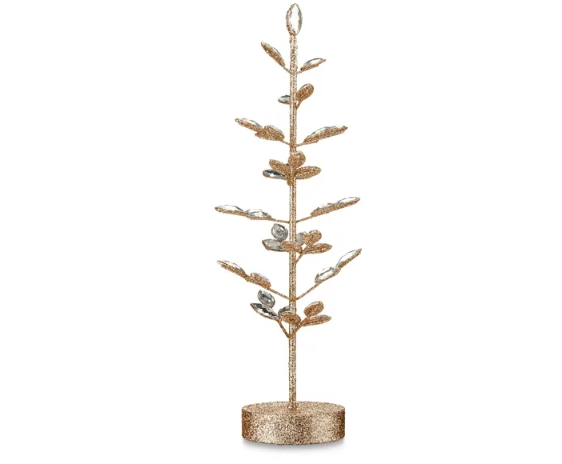 Wholesale prices with free shipping all over United States My Texas House Large Gold Glittered Wire Jewel Tree Decoration, 16 inch - Steven Deals
