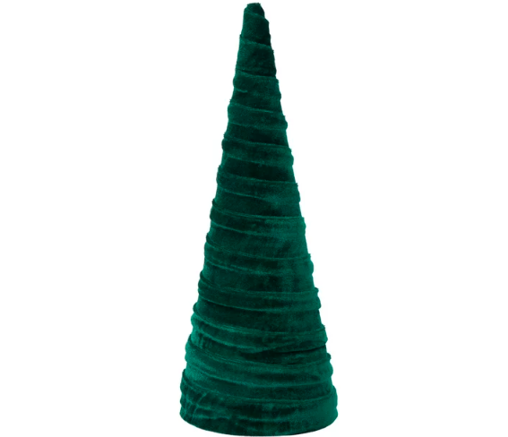 Wholesale prices with free shipping all over United States My Texas House Velvet Tree Decoration, Green, 16 inch, .31 lb. - Steven Deals