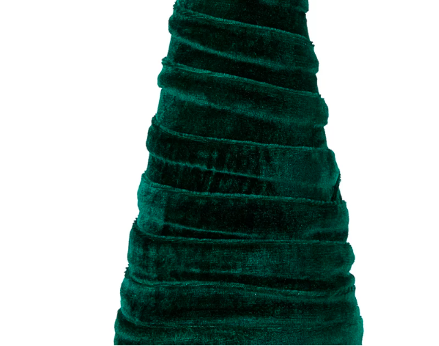 Wholesale prices with free shipping all over United States My Texas House Velvet Tree Decoration, Green, 16 inch, .31 lb. - Steven Deals