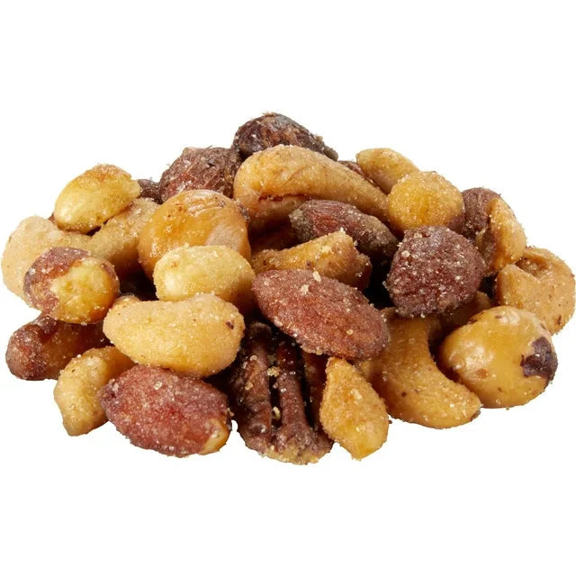 Wholesale prices with free shipping all over United States PLANTERS Honey Roasted Mixed Nuts, Party Snacks, Plant-Based Protein, 10 oz Canister - Steven Deals