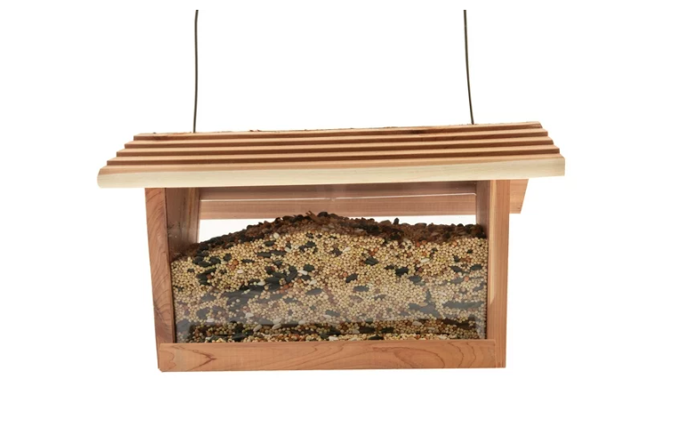 Wholesale prices with free shipping all over United States Pennington, Red Cedar, Natures Friend Hopper Wild Bird Feeder, 3 lb. Capacity - Steven Deals
