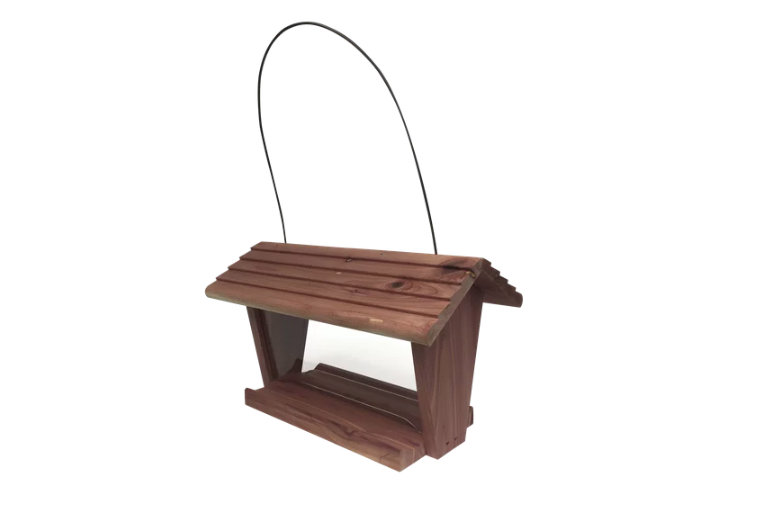Wholesale prices with free shipping all over United States Pennington, Red Cedar, Natures Friend Hopper Wild Bird Feeder, 3 lb. Capacity - Steven Deals