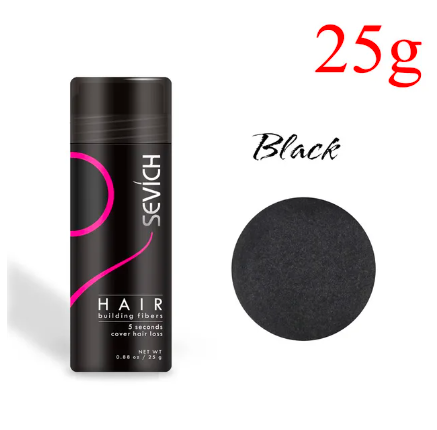 Wholesale prices with free shipping all over United States Sevich Hair Building Fiber Applicator Spray Instant Salon Hair Treatment Keratin Powders Hair Regrowth Fiber Thickening Black color - Steven Deals