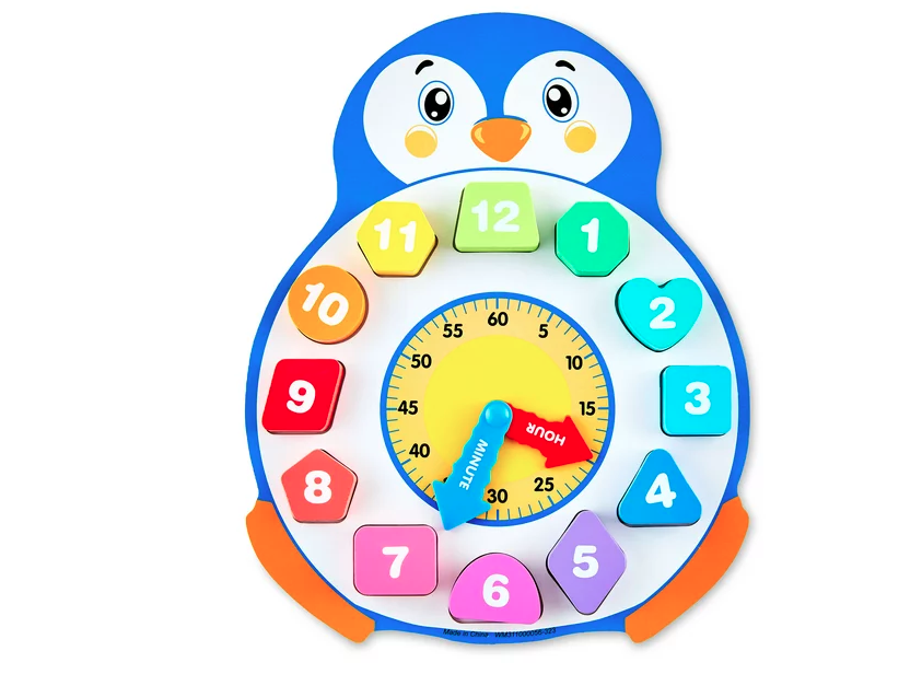 Wholesale prices with free shipping all over United States Spark Create Imagine 13-Piece Wooden Penguin Clock - Steven Deals