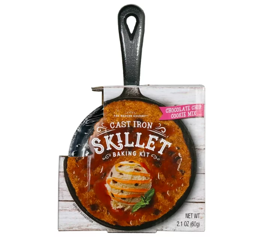 Wholesale prices with free shipping all over United States The Modern Gourmet, Cast Iron Chocolate Chip Skillet Baking Kit, Holiday Gift, Food Form Powder - Steven Deals
