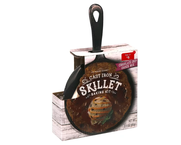 Wholesale prices with free shipping all over United States The Modern Gourmet, Cast Iron Chocolate Chip Skillet Baking Kit, Holiday Gift, Food Form Powder - Steven Deals
