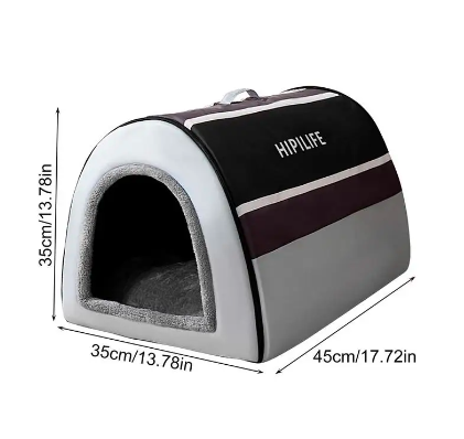 Wholesale prices with free shipping all over United States Winter Dog House Detachable Pet Bed Foldable Dog Villa Fluffy Kennel Removable Nest Warm Enclosed Cave Puppy Sofa Pet Supplies - Steven Deals