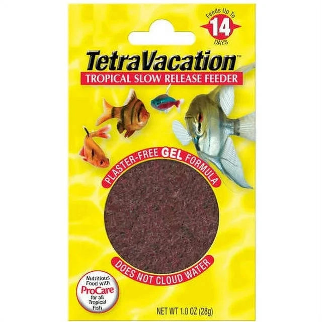 Wholesale prices with free shipping all over United States (4 pack) Tetra Vacation Tropical Feeding Block 1.06 Ounce, Feeds Fish up to 14 Days - Steven Deals