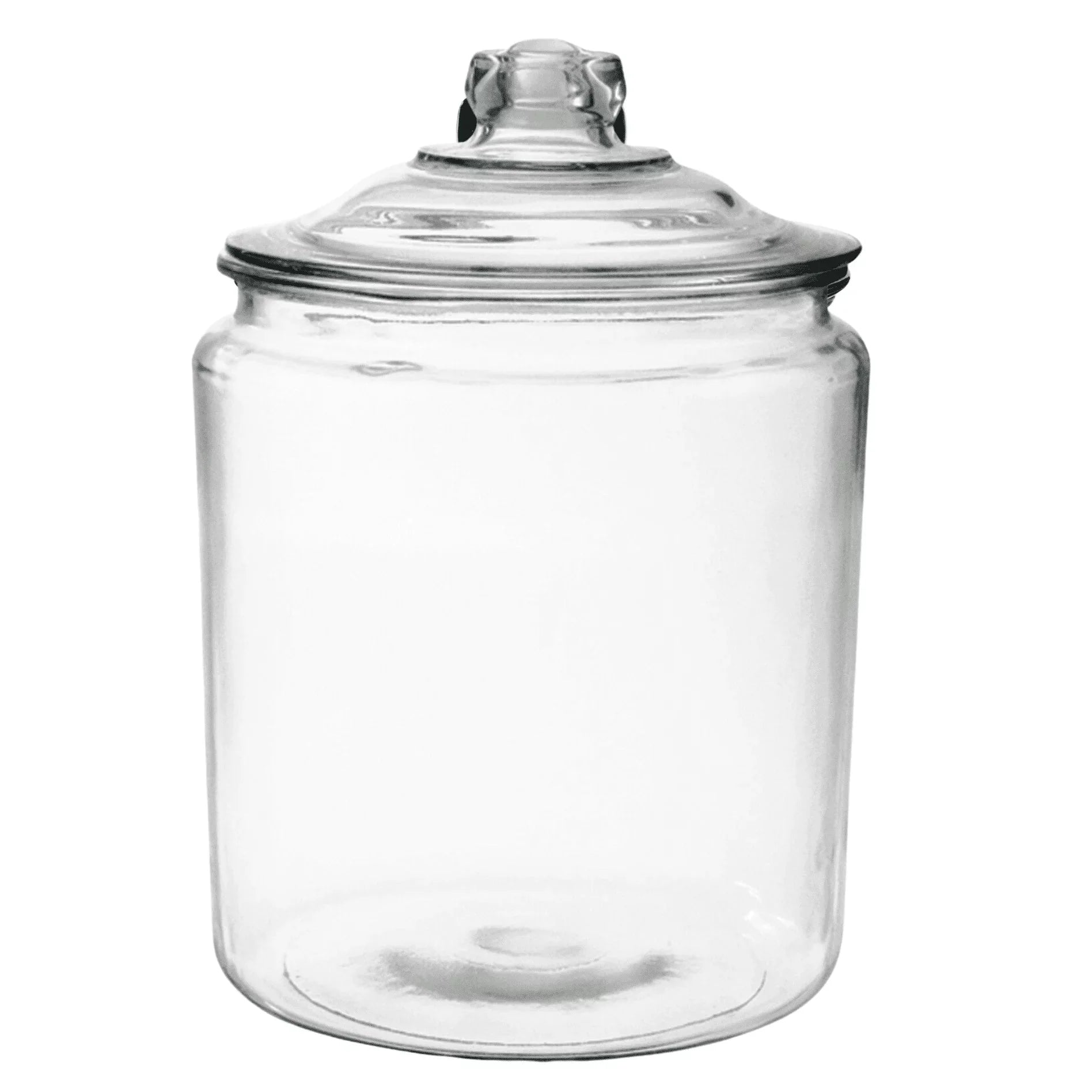 Wholesale prices with free shipping all over United States Anchor Hocking Heritage Hill Glass Jar with Lid, 2 Gallon - Steven Deals