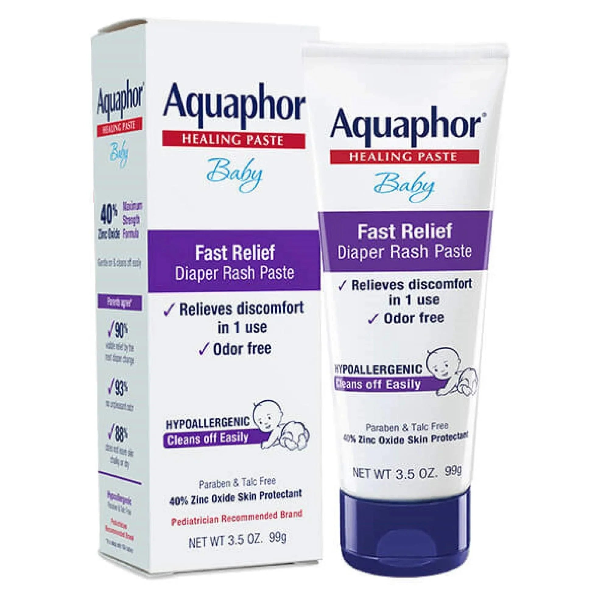 Wholesale prices with free shipping all over United States Aquaphor Baby Diaper Rash Paste - For Serious Diaper Rash and Flare-ups - 3.5 Oz. Tube - Steven Deals