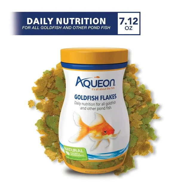 Wholesale prices with free shipping all over United States Aqueon Goldfish Flakes 7.12 Ounces - Steven Deals