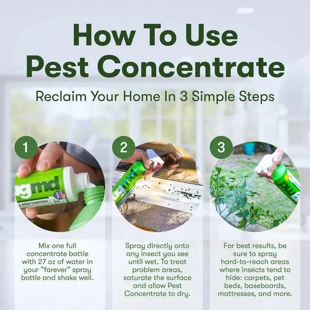 Wholesale prices with free shipping all over United States BUGMD Pest Control Essential Oil Concentrate 3.7 oz - Plant Powered Bug Spray, Kills Bugs Spiders Fleas Ticks Roaches, Ant Spray Indoor, Ant Killer for House, Flea Spray for Home, Bed Bug Spray - Steven Deals