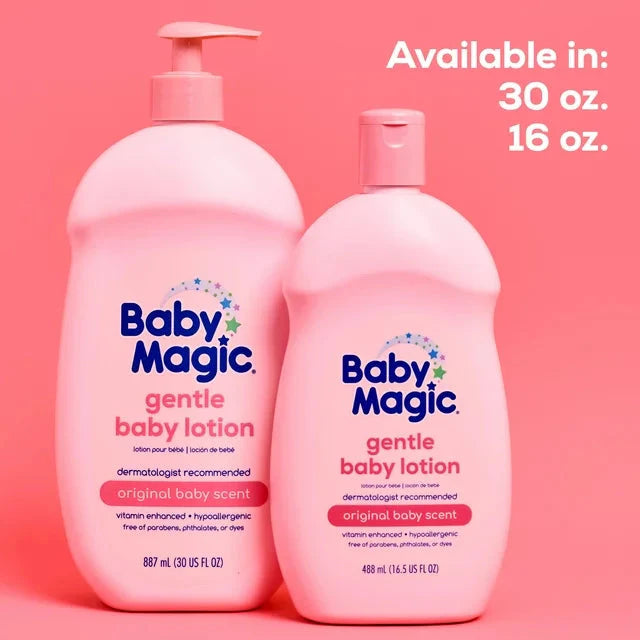Wholesale prices with free shipping all over United States Baby Magic Gentle Baby Lotion, Original Baby Scent, Hypoallergenic, 30 oz. - Steven Deals