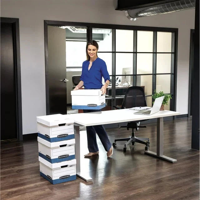 Wholesale prices with free shipping all over United States Bankers Box Stor/File Medium-Duty - Letter/Legal, White 3 Pk - Steven Deals