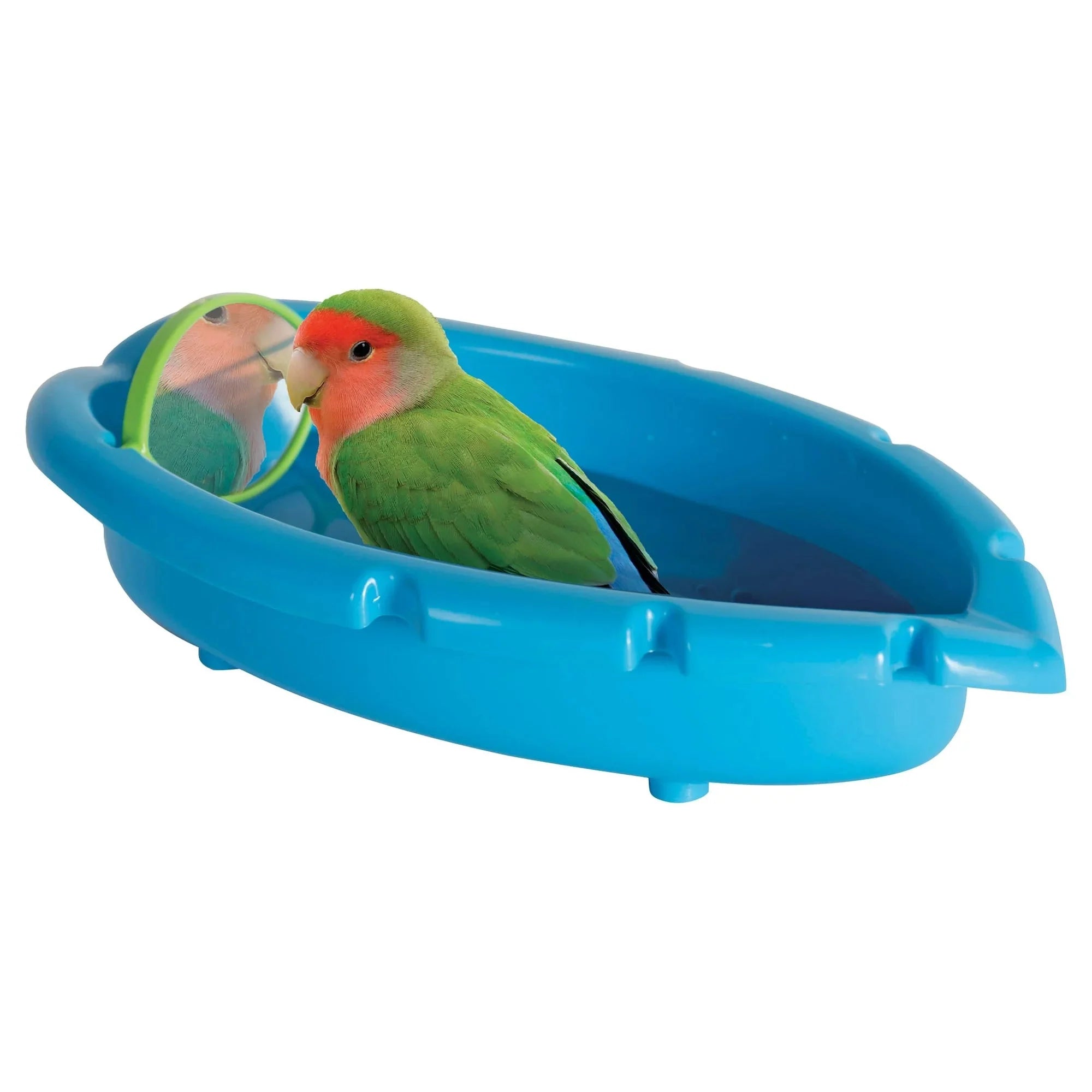 Wholesale prices with free shipping all over United States Caitec Featherland Paradise Birdie Bath Tub for Small Birds - Steven Deals