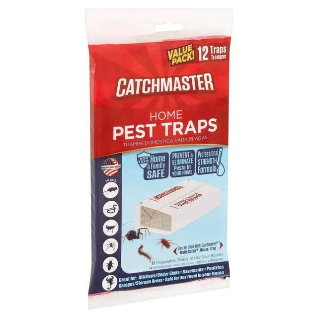 Wholesale prices with free shipping all over United States Catchmaster Value Pack Home Pest Traps 12 Count - Scented to attract pests - Economical & Easy to Use - Steven Deals