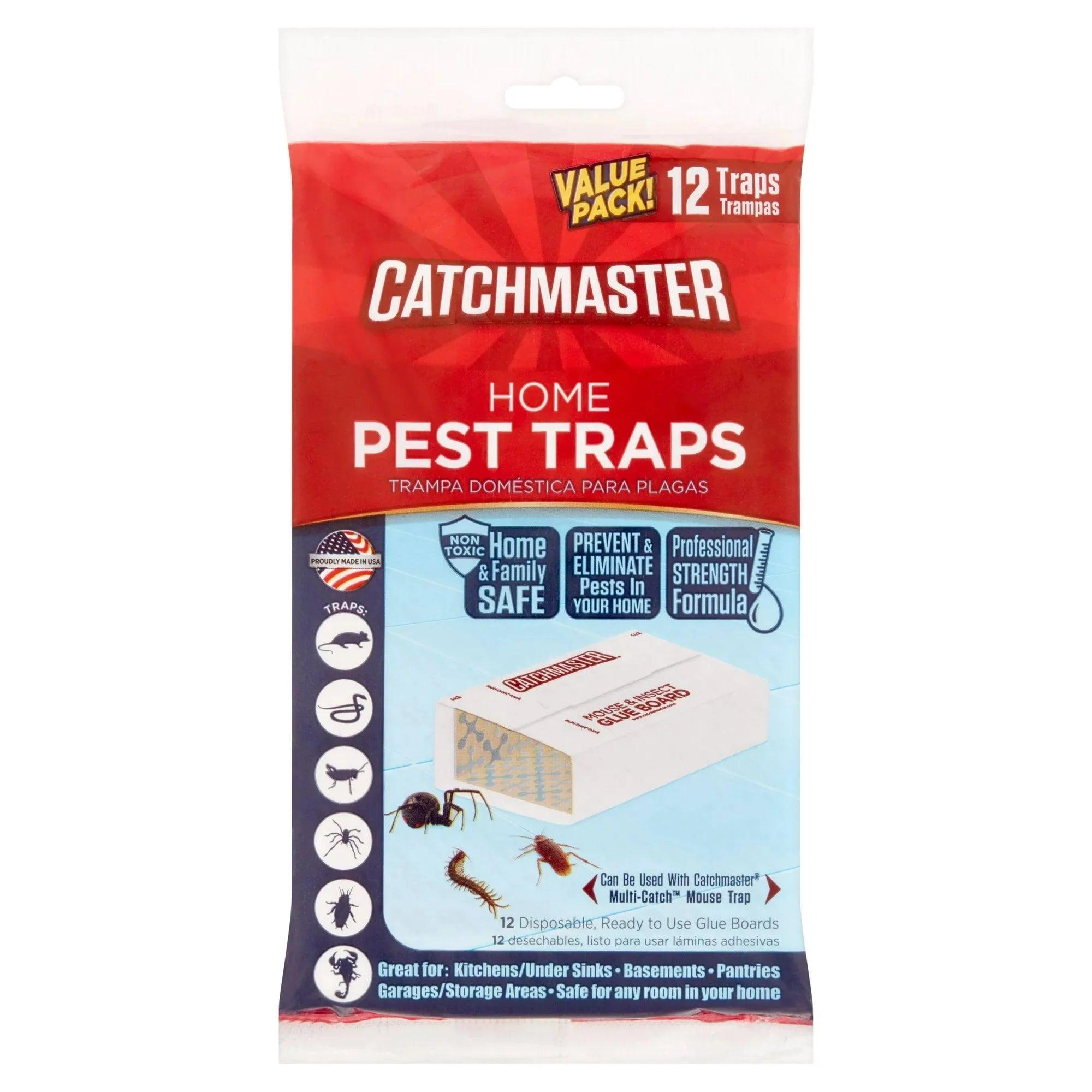 Wholesale prices with free shipping all over United States Catchmaster Value Pack Home Pest Traps 12 Count - Scented to attract pests - Economical & Easy to Use - Steven Deals