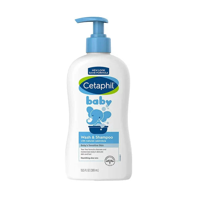 Wholesale prices with free shipping all over United States Cetaphil Baby Wash & Shampoo with Organic Calendula, Tear Free, Paraben, 13.5 oz - Steven Deals