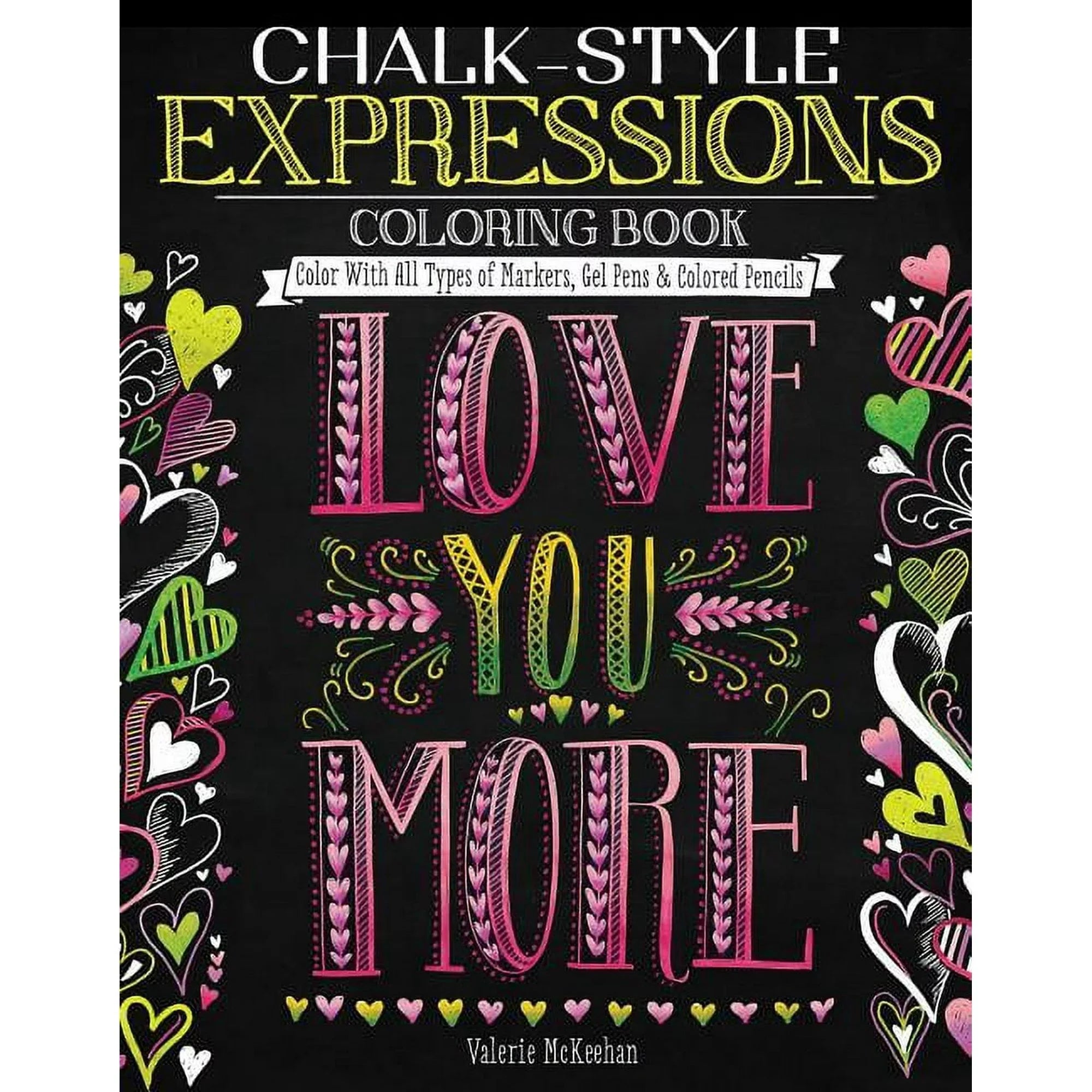 Wholesale prices with free shipping all over United States Chalk-Style Expressions Coloring Book: Color With All Types of Markers, Gel Pens Colored Pencils - Steven Deals
