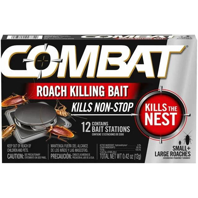 Wholesale prices with free shipping all over United States Combat Roach Killing Bait Stations for Small and Large Roaches, 12 Count - Steven Deals