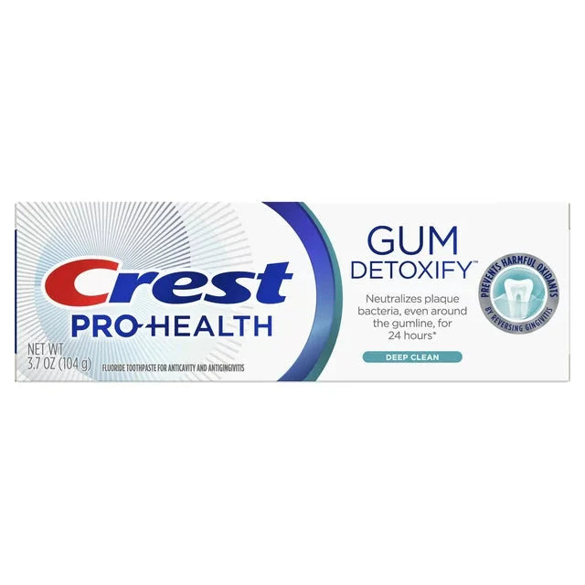 Wholesale prices with free shipping all over United States Crest Pro-Health Gum Detoxify Toothpaste, Deep Clean, 3.7 oz - Steven Deals