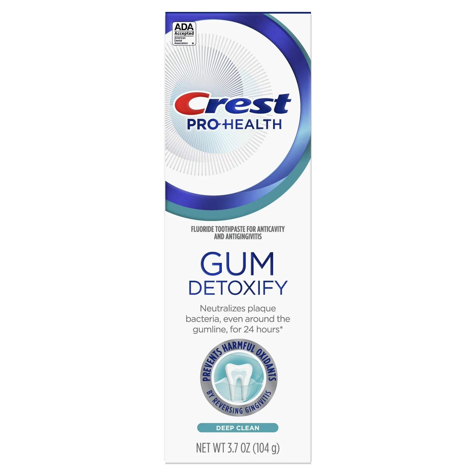 Wholesale prices with free shipping all over United States Crest Pro-Health Gum Detoxify Toothpaste, Deep Clean, 3.7 oz - Steven Deals