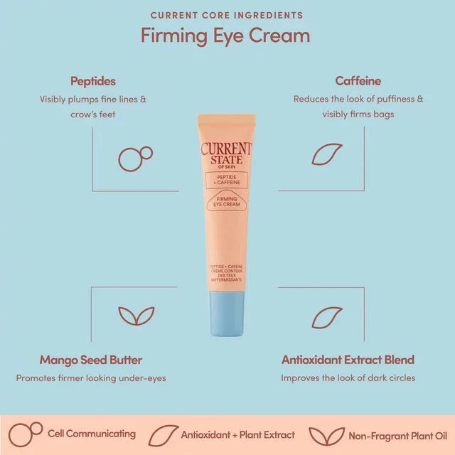 Wholesale prices with free shipping all over United States Current State Peptide Caffeine Firming Eye Cream for All Dark Circles and Puffiness, .5 fl oz - Steven Deals