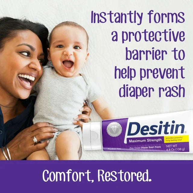 Wholesale prices with free shipping all over United States Desitin Maximum Strength Diaper Rash Cream with Zinc Oxide, 4.8 oz - Steven Deals
