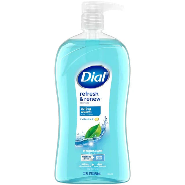 Wholesale prices with free shipping all over United States Dial Body Wash, Refresh & Renew Spring Water, 32 fl oz - Steven Deals