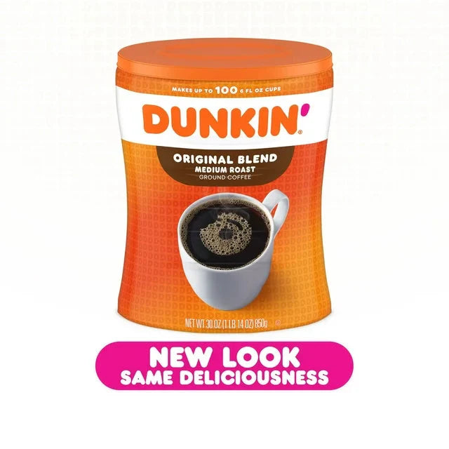 Wholesale prices with free shipping all over United States Dunkin' Original Blend, Medium Roast Coffee, 30-Ounce Canister - Steven Deals