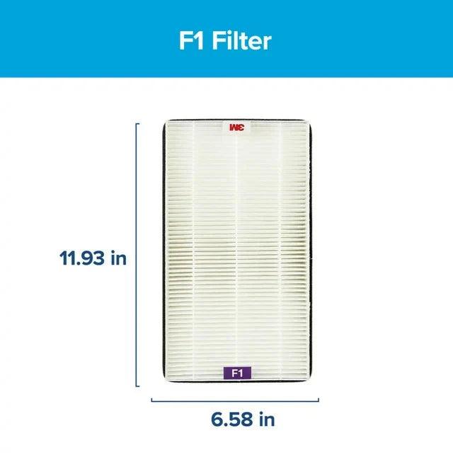 Wholesale prices with free shipping all over United States Filtrete by 3M Advanced Allergen, Bacteria Virus True HEPA Air Purifier Filter, F1 - Steven Deals