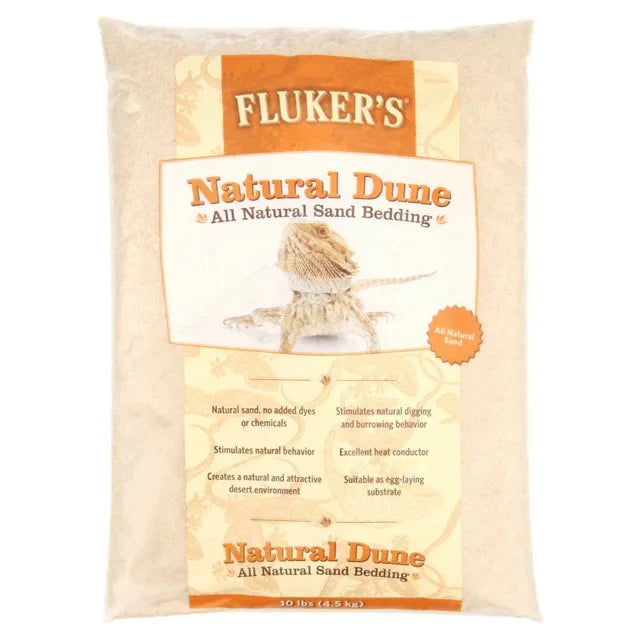 Wholesale prices with free shipping all over United States Fluker's Natural Dune All Natural Sand Bedding, 10 Lb - Steven Deals