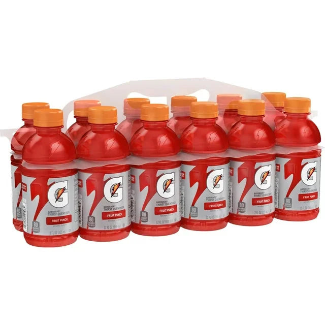Wholesale prices with free shipping all over United States Gatorade Thirst Quencher Sports Drink, Fruit Punch, 12 fl oz, 12 Pack Bottles - Steven Deals