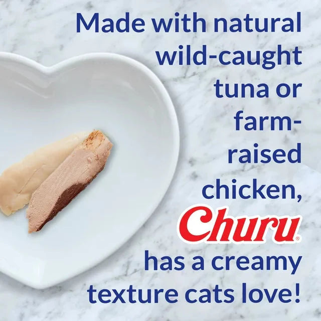 Wholesale prices with free shipping all over United States Inaba Churu Creamy, Lickable Wet Cat Treats, 0.5 oz, 40 Tubes, Chicken Variety - Steven Deals