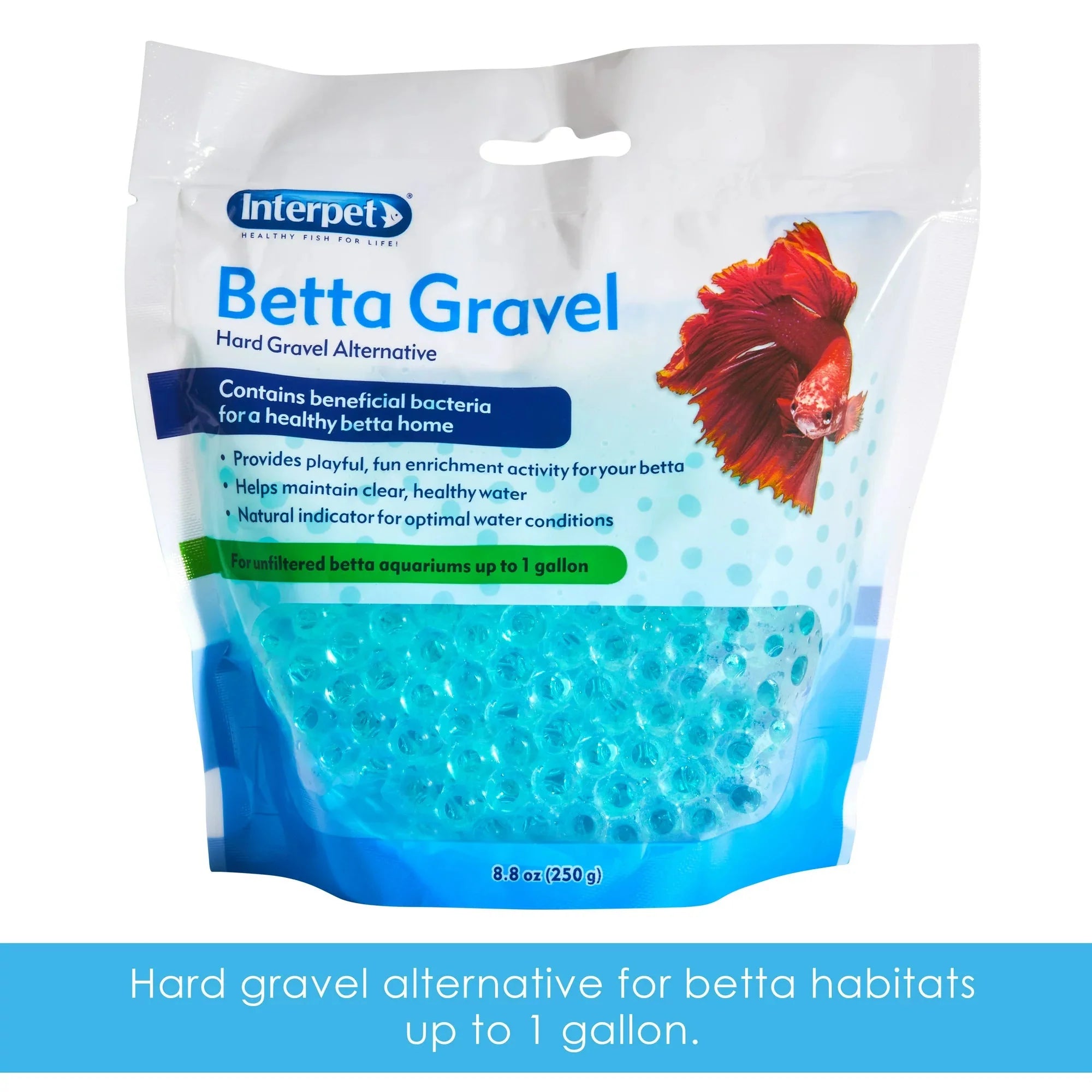 Wholesale prices with free shipping all over United States Interpet Betta Fish Aquarium Gravel, Teal One Pouch - Steven Deals