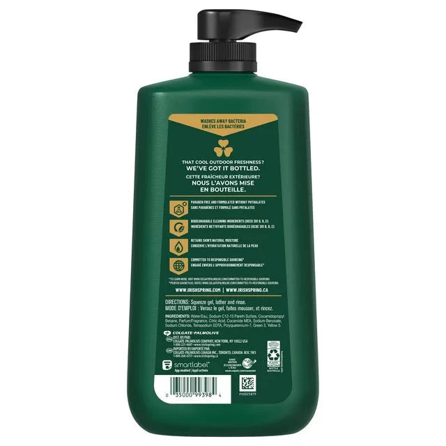 Wholesale prices with free shipping all over United States Irish Spring Mens Body Wash Pump, Original Clean Scented Body Wash for Men, 30 Oz Pump - Steven Deals