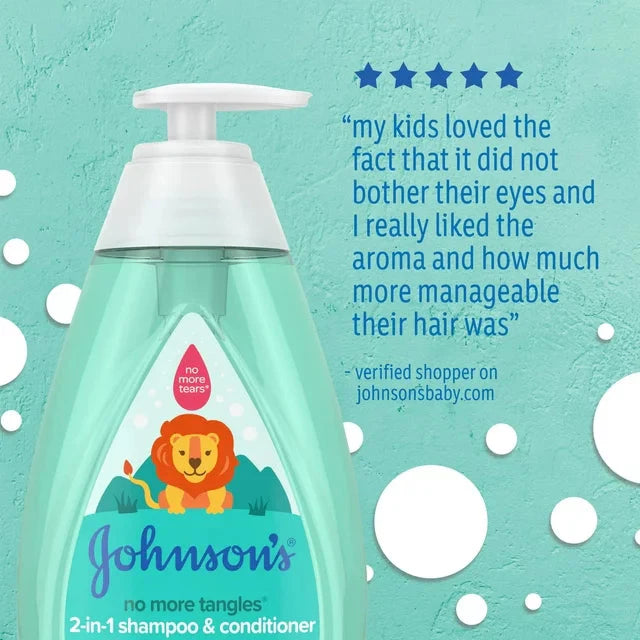 Wholesale prices with free shipping all over United States Johnson's Detangling 2-in-1 Kids Shampoo & Conditioner, 20.3 fl. oz - Steven Deals