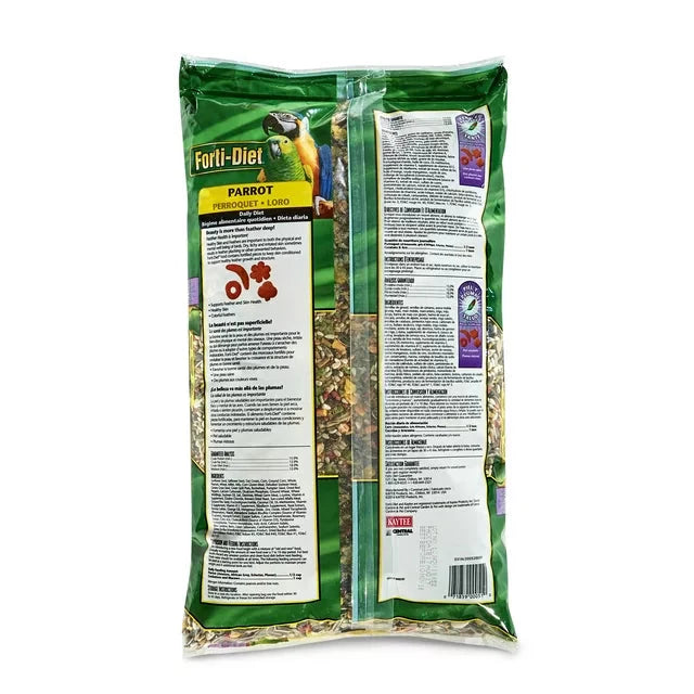 Wholesale prices with free shipping all over United States Kaytee Forti-Diet Parrot Food, Feather Health, 8 lb - Steven Deals